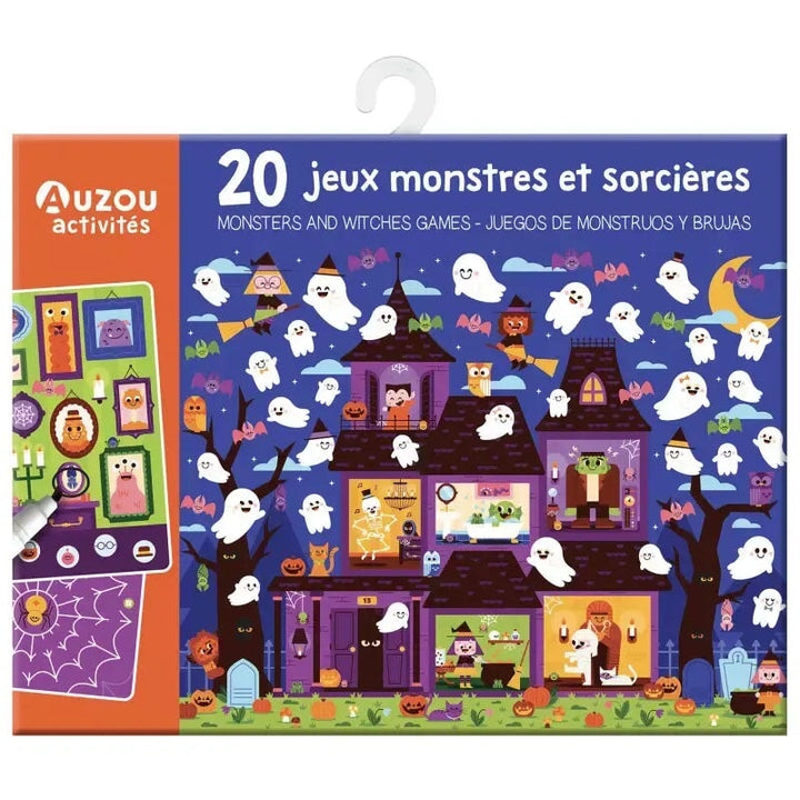 Jeux monstres et sorcières auzou activités bricolage halloween 