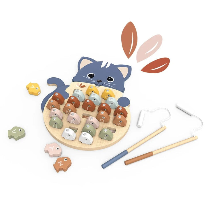 Jeu de pêche Alphabet (Chat) Speedy Monkey Mlle et Coco