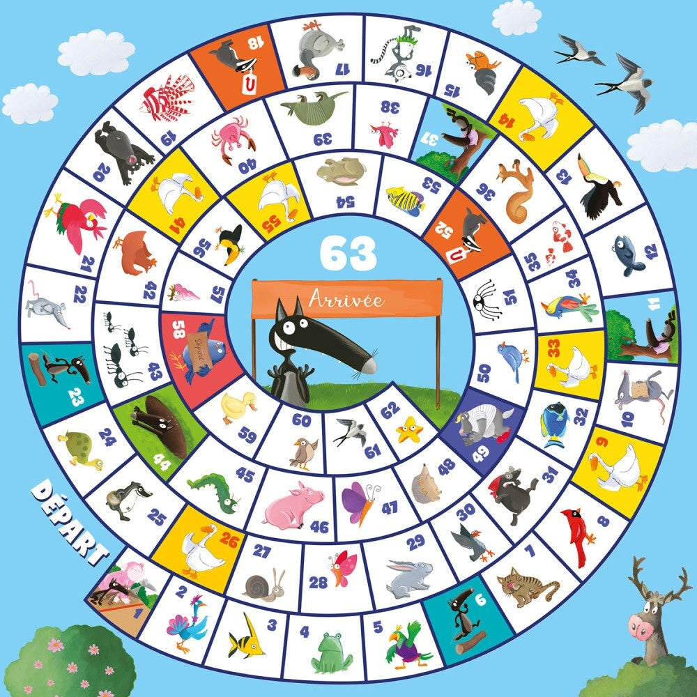 Valise: Mes jeux de voyage Loup de Auzou. À apporter avec nous dans nos déplacements