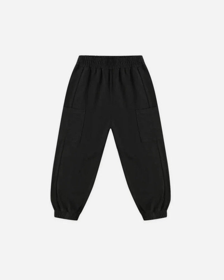 Pantalon de jogging cargo noir Rylee + Cru Mlle et Coco