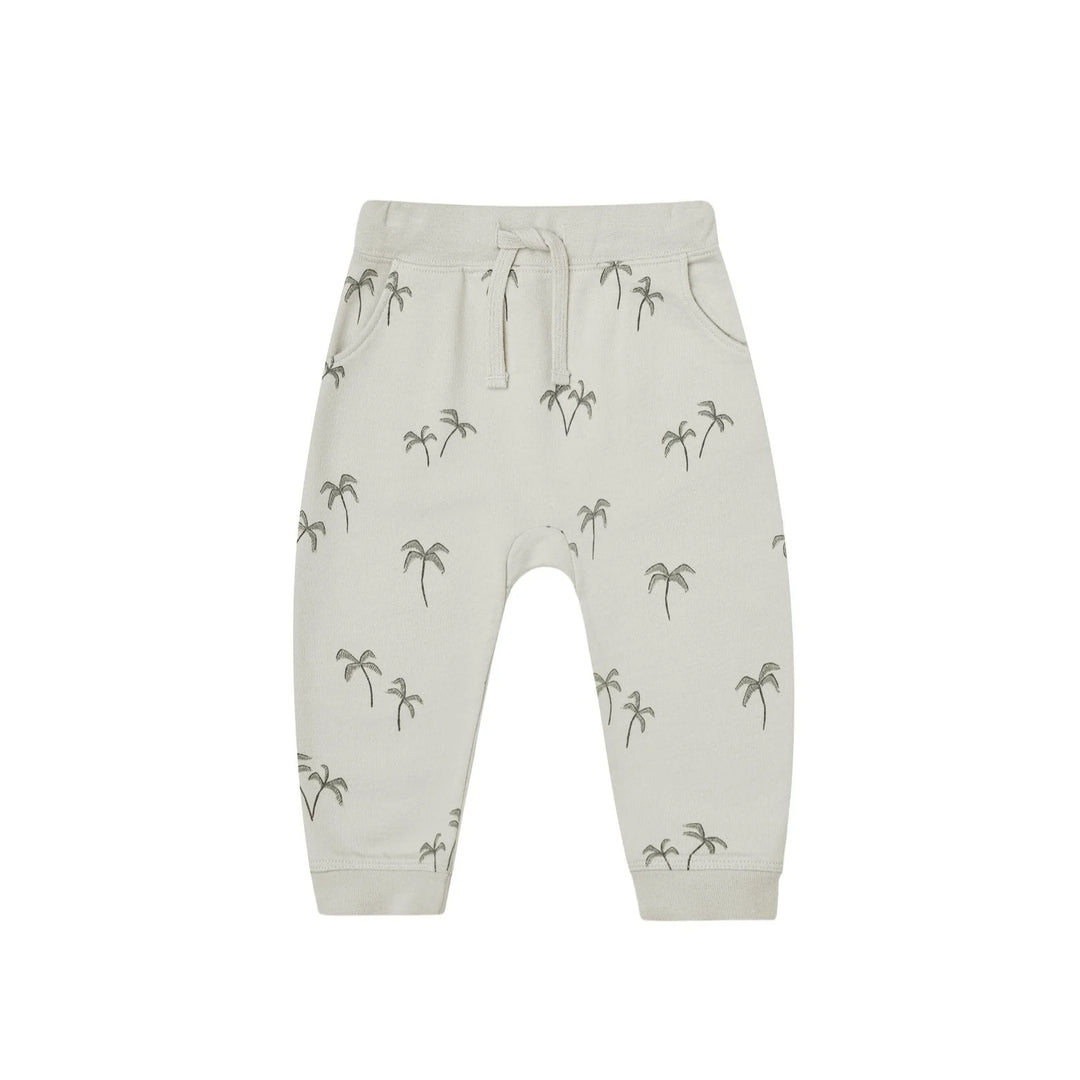 pantalon jogging beige et palmiers Rylee Cru Mlle et Coco