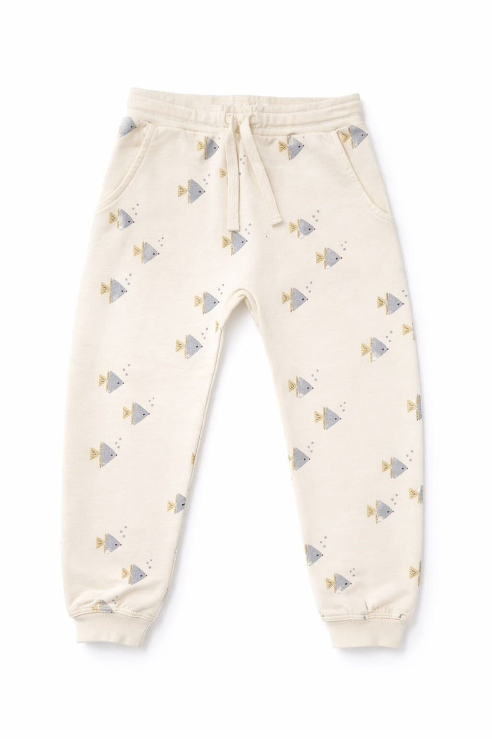 Pantalon jogging ivoire poisson-ange Rylee + Cru Mlle et Coco