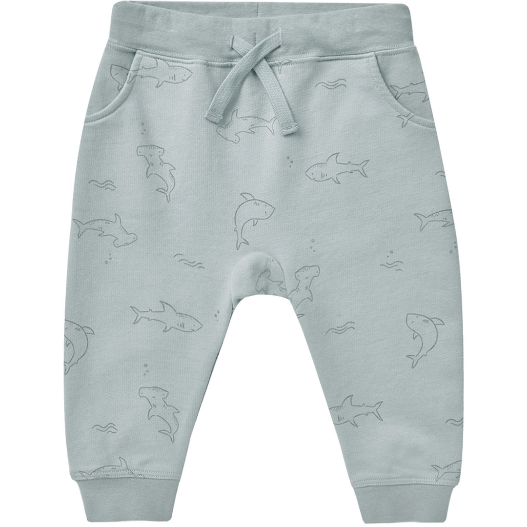 Jogging - Bleu et requins - Rylee + Cru Vêtements (échantillons) Rylee + Cru 
