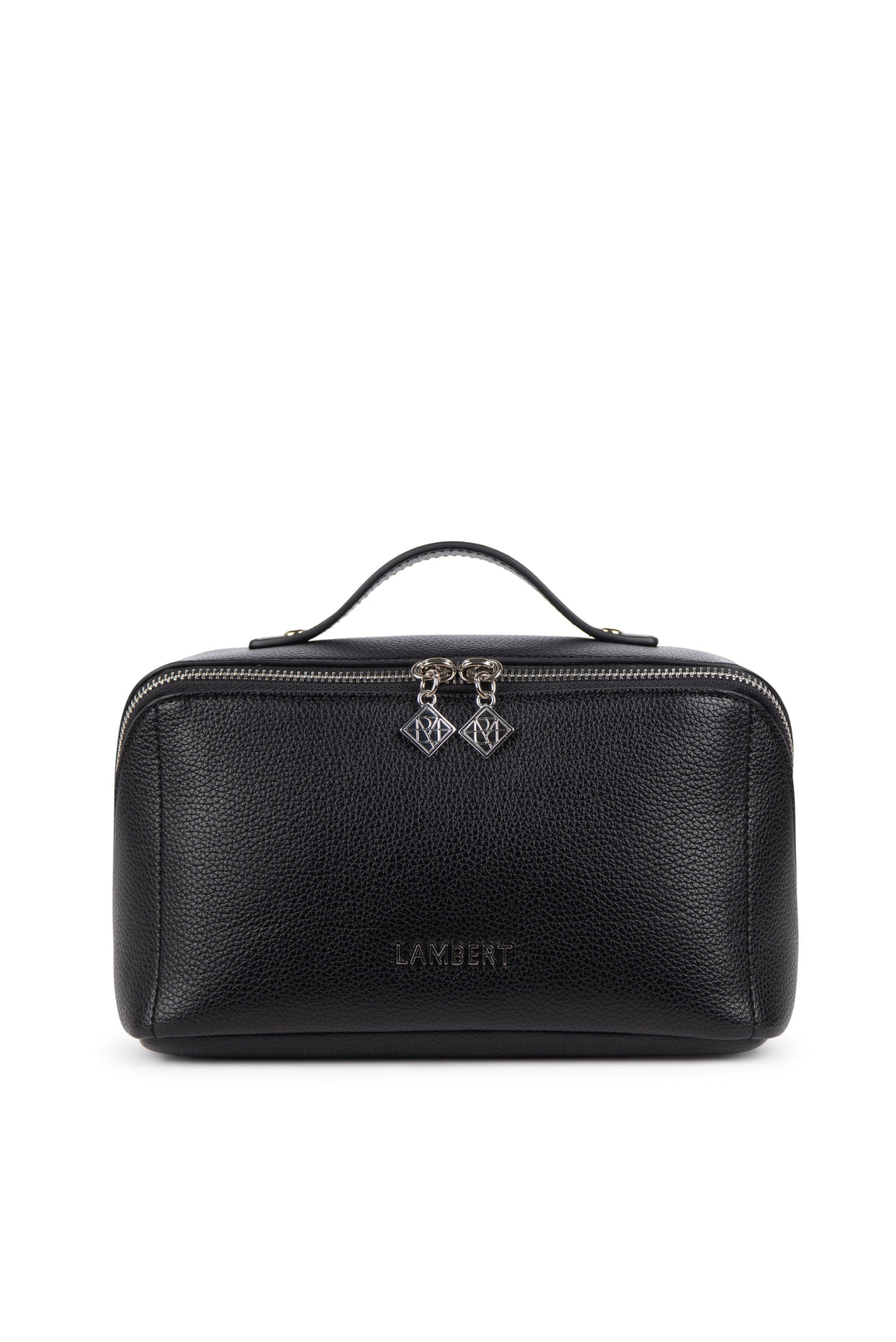 trousse maquillage Lambert Jolie noir cuir vegan compagnie québécoise