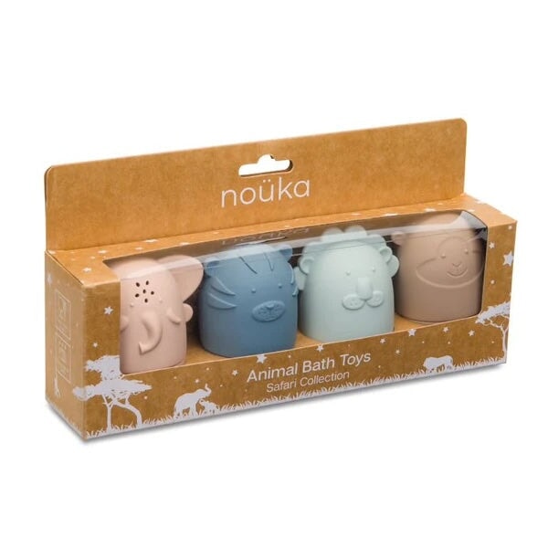 Jouet de bain animaux de safari Noüka Mlle et Coco