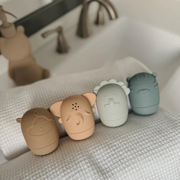 Jouet de bain animaux de safari Noüka Mlle et Coco