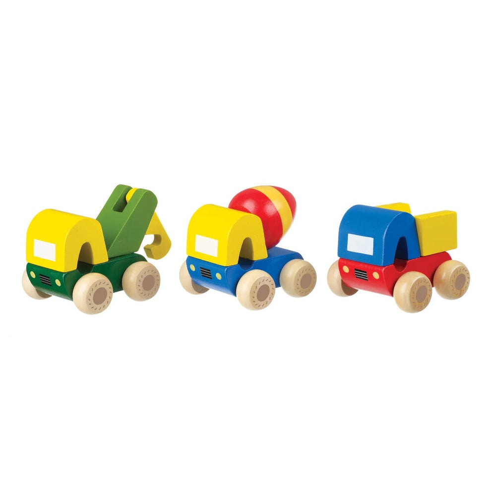 Jouets Ensemble de Camions en Bois (3) Orange Tree Toys Mlle et Coco