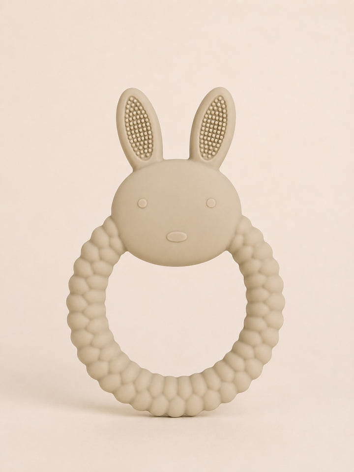 Jouet de dentition en silicone lapin (plusieurs couleurs) Mlle et Coco