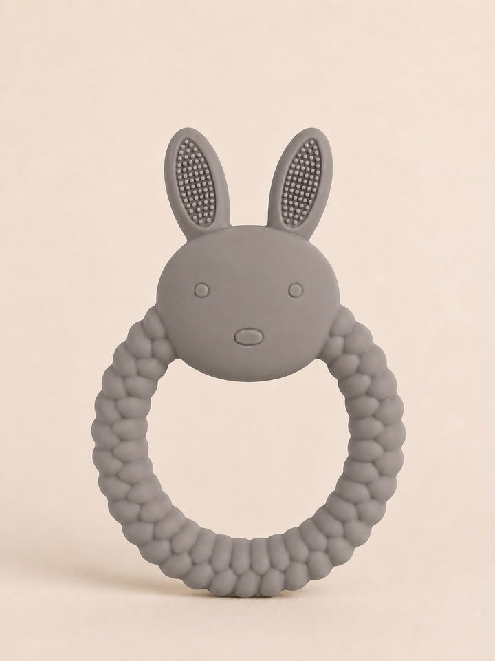 Jouet de dentition en silicone lapin (plusieurs couleurs) Mlle et Coco