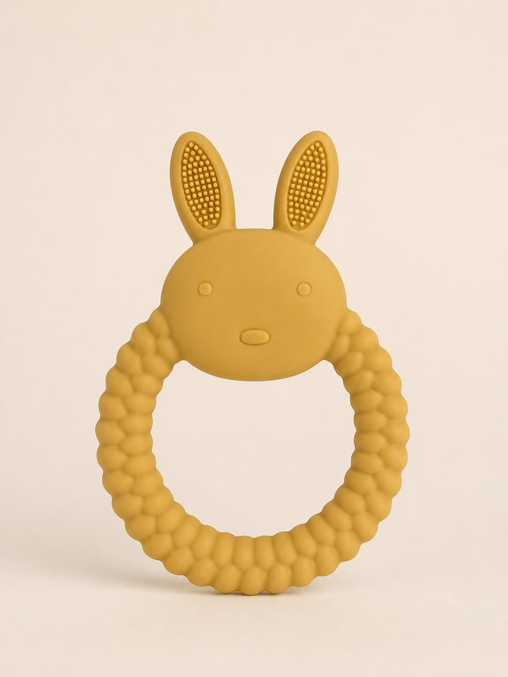 Jouet de dentition en silicone lapin (plusieurs couleurs) Mlle et Coco