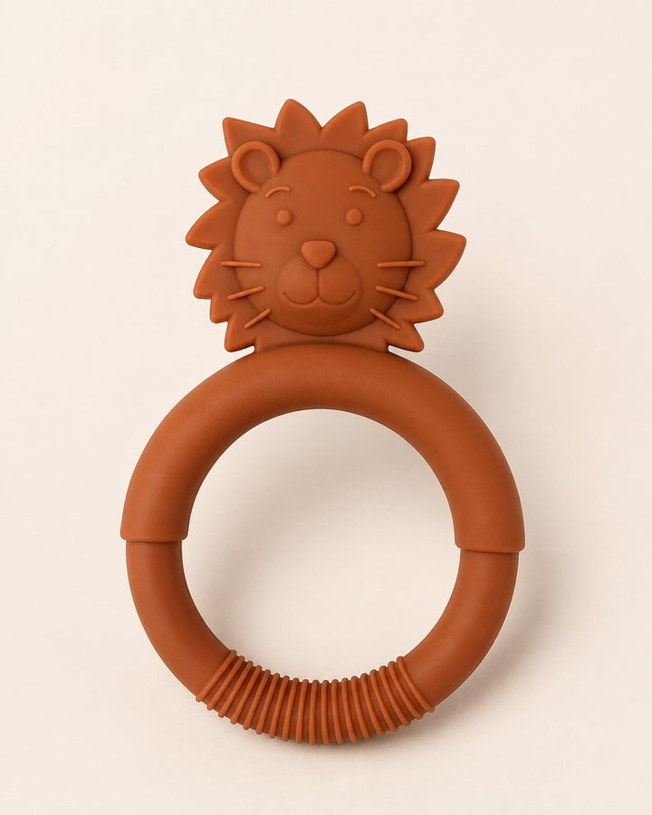 Jouet de dentition en silicone Lion (plusieurs couleurs) Mlle et Coco