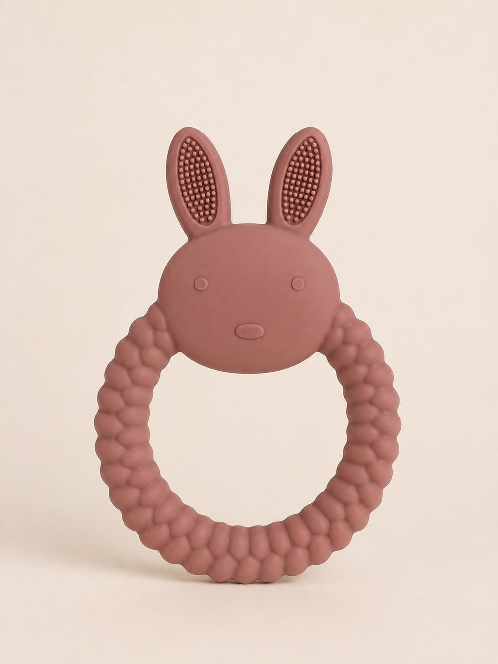 Jouet de dentition en silicone lapin (plusieurs couleurs) Mlle et Coco