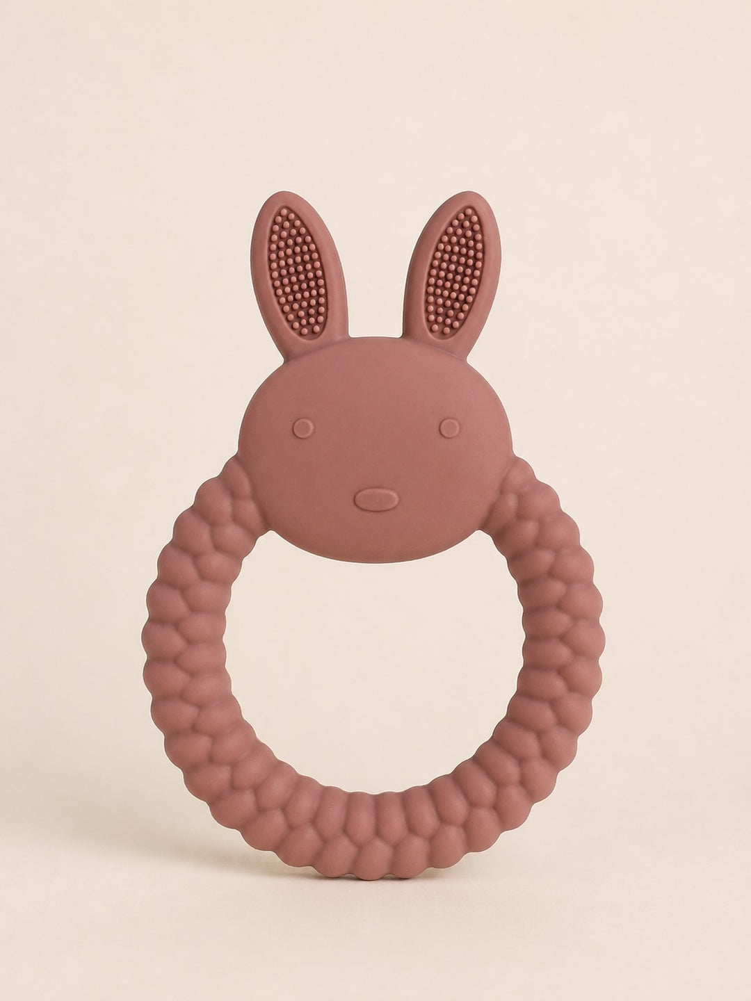Jouet de dentition en silicone lapin (plusieurs couleurs) Mlle et Coco