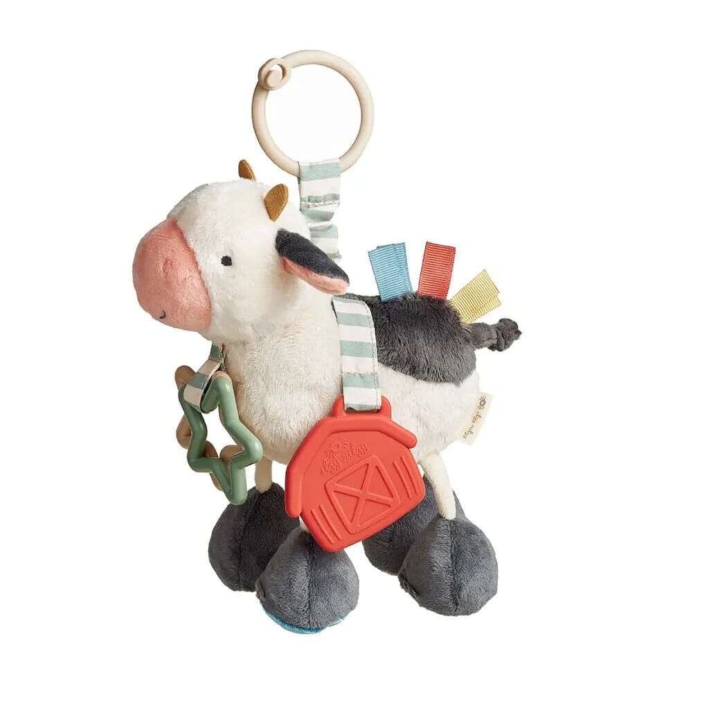 Jouet D’Éveil Sensoriel Pour Poussette – Avec Papier Froissé – Animaux 3D – Clip Pour Siège Auto – Dès 0 Mois