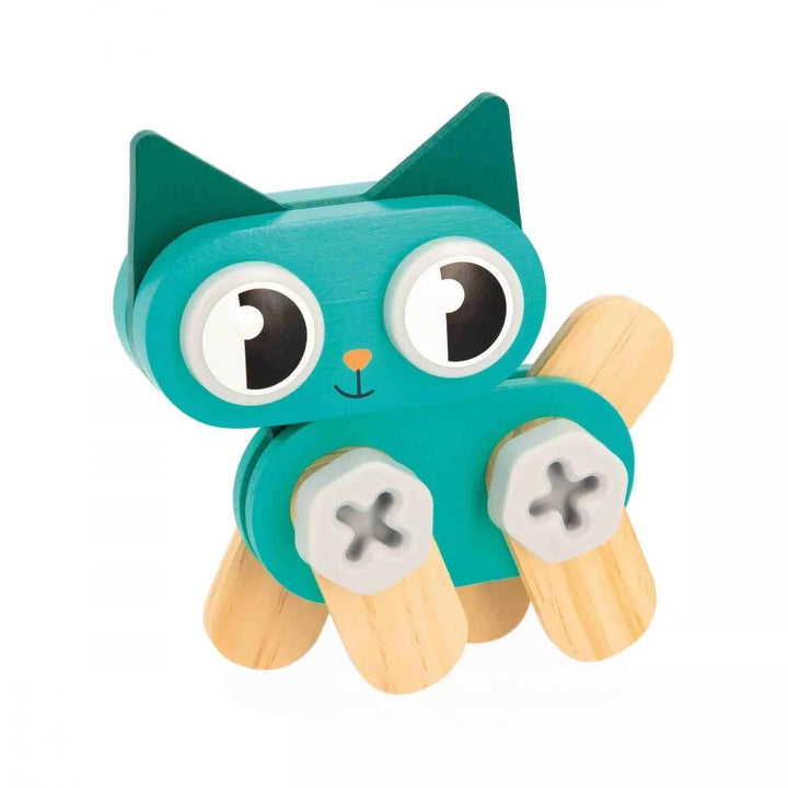 jouet petits animaux à bricoler Janod Mlle et Coco