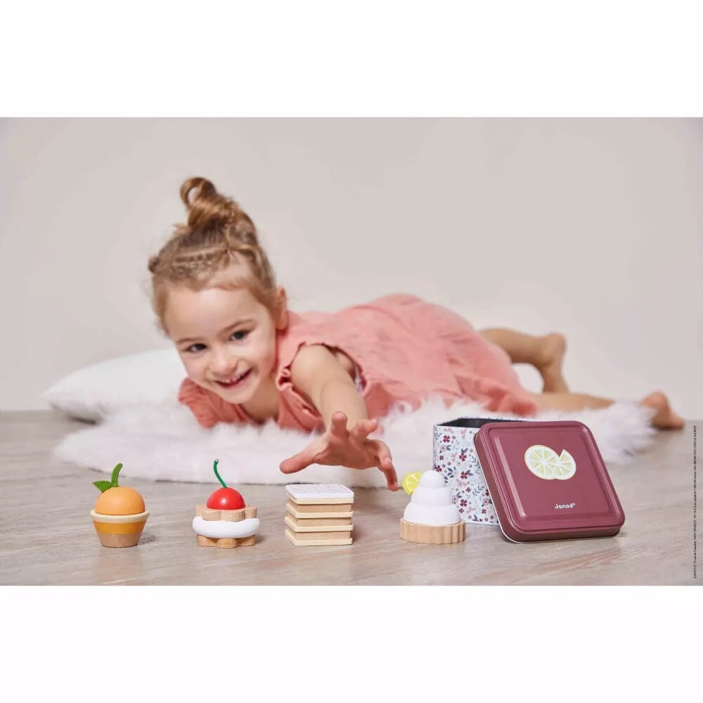 coffret pâtisseries jouet bois Janod jeu imitation activités enfant