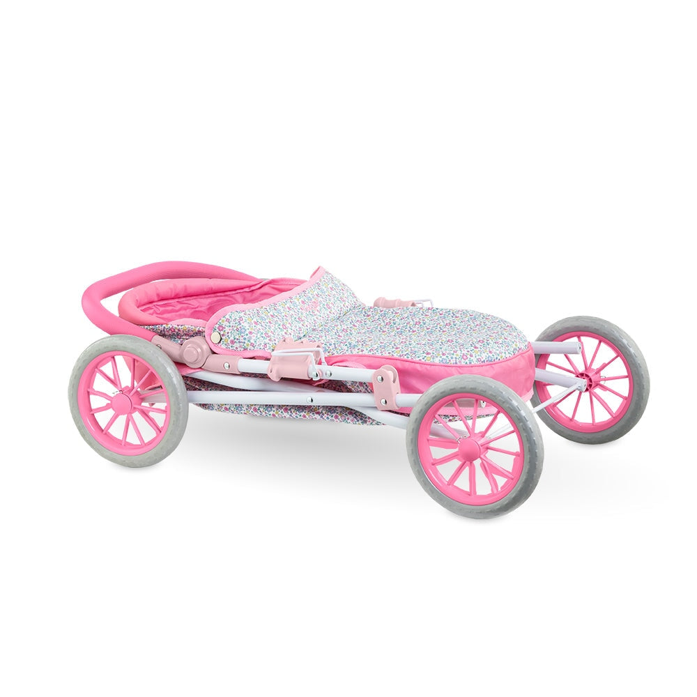 landeau floral Corolle jouet rose Mlle et Coco poupée