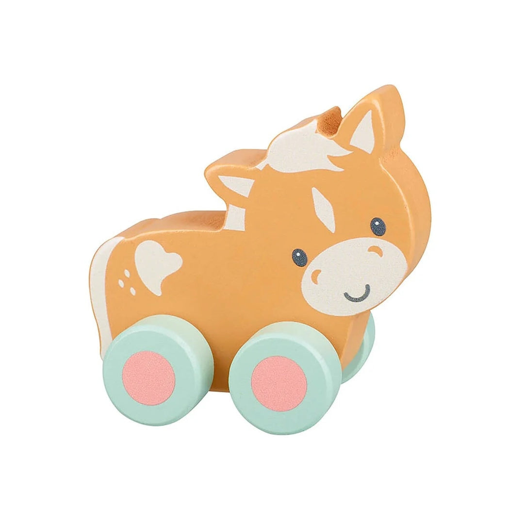 Mon premier jouet à Pousser Poney Orange Tree Toys Mlle et Coco
