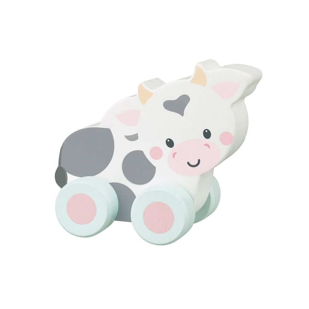 Mon premier jouet à pousser Vache Orange Tree Toys Mlle et Coco