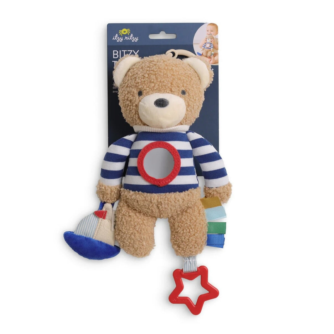 Jouet d'activité sensoriel bitzy traveler ours Itzy Ritzy Mlle et Coco