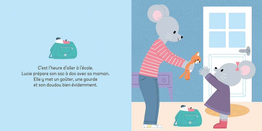 livre ma petite école une journée bien remplie Auzou