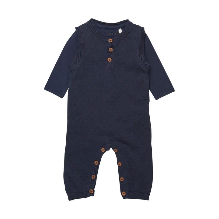 jumper marine cache-couches ensemble 2 pièces bébé FIxoni 