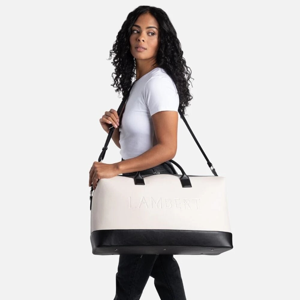 fourre tout june lambert blanc casse noir compagnie quebecoise