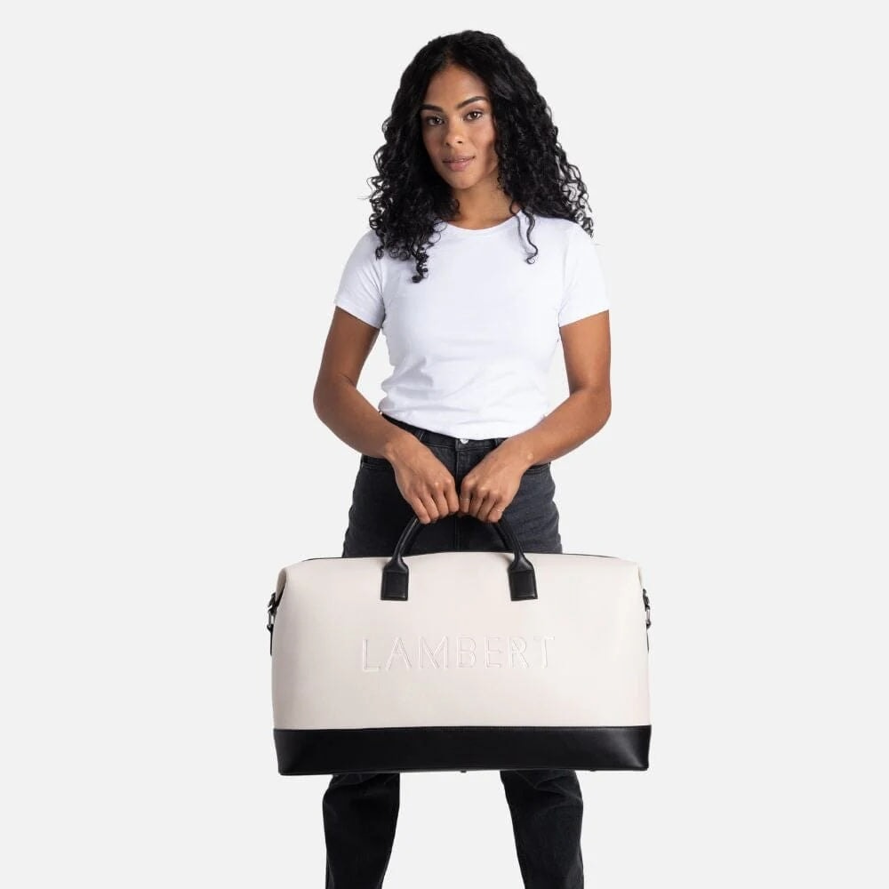 fourre tout june lambert blanc casse noir compagnie quebecoise