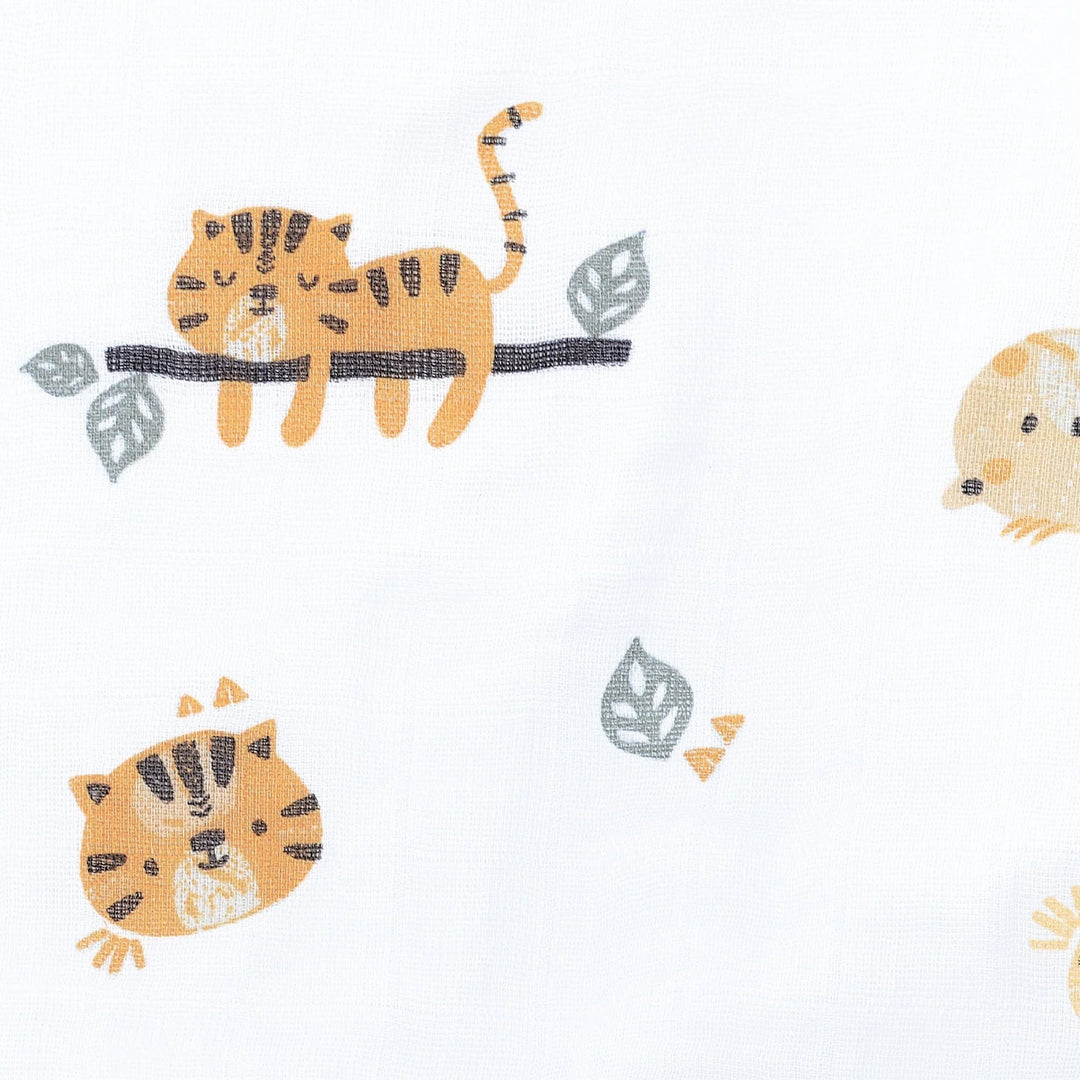 couverture mousseline jungle Perlimpinpin Mlle et Coco