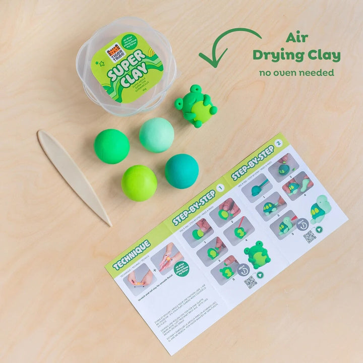Ensemble créatif super clay jungle Tiger Tribe Mlle et Coco