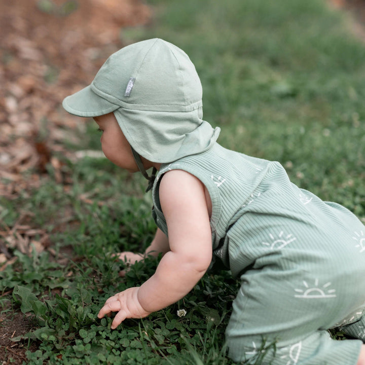 Casquette bébé anti-UV Sun Soft coton - Vert juniper - Jan &amp; Jul Accessoires vêtements/autres Jan &amp; Jul 