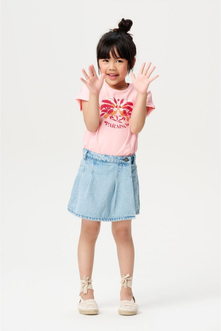 jupe culotte denim pâle Noppies Mlle et Coco