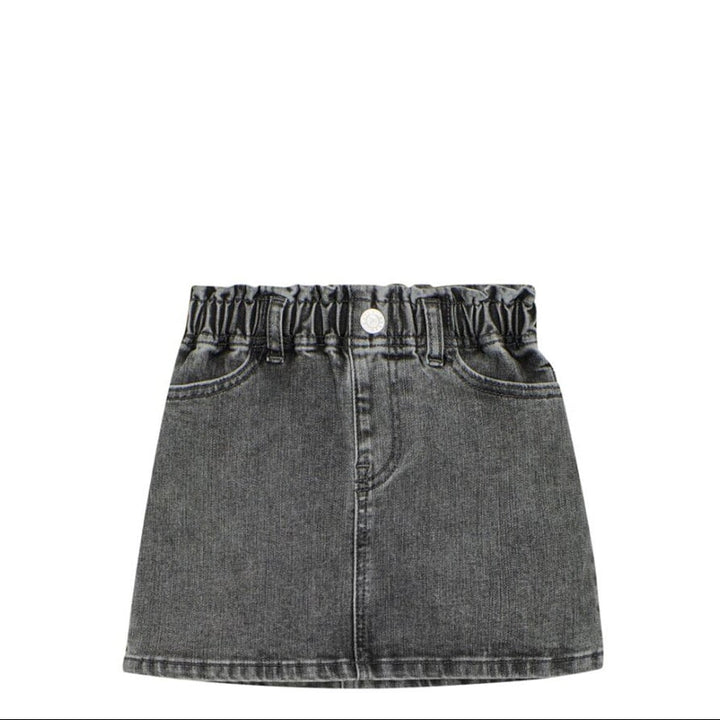 Jupe en denim gris délavé Daily 7 Mlle et Coco