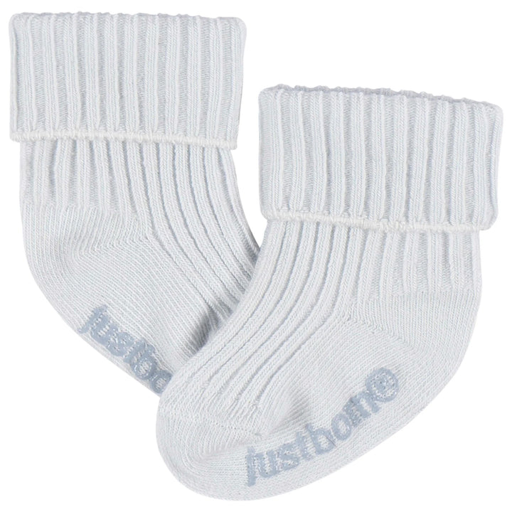 Lot de 6 paires de chaussettes pour bébé bleu Just Born Mlle et Coco