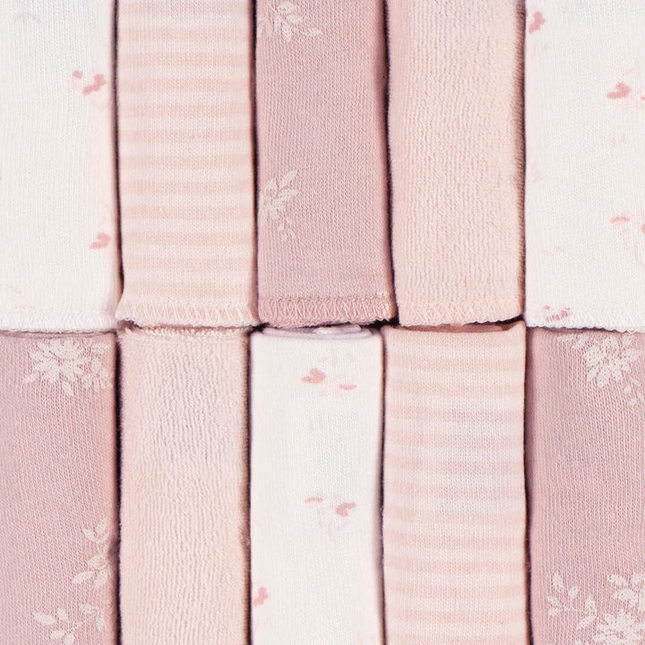 debarbouillettes ensemble rose Just born Mlle et Coco