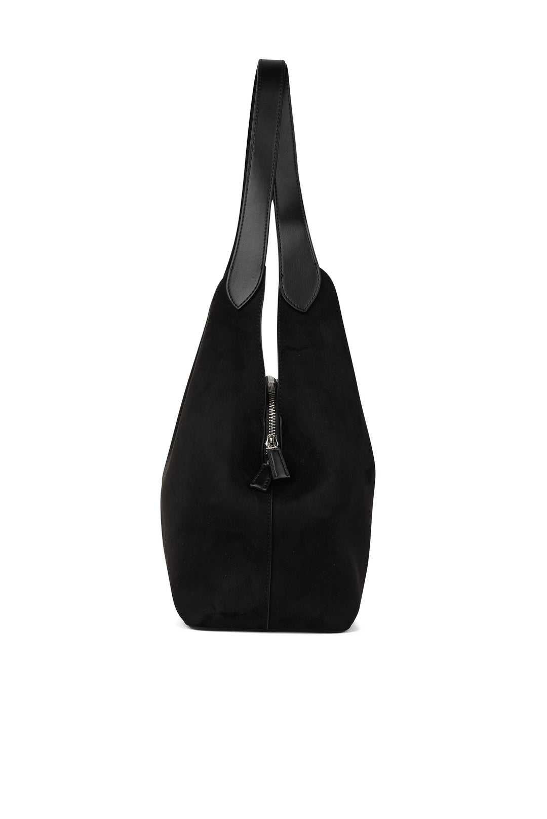 sac fourre-tout katy noir suède Lambert Mlle et Coco