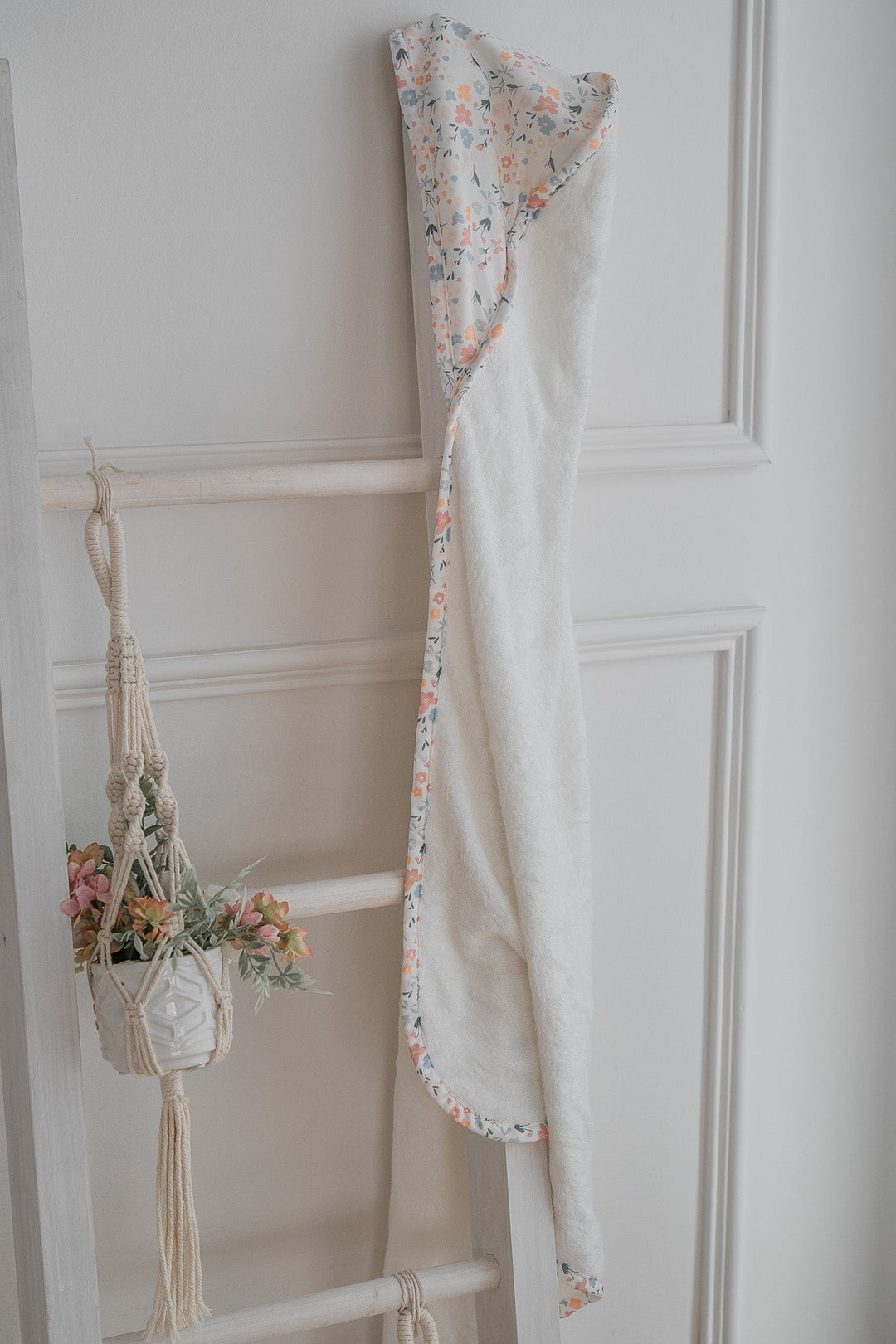 serviettes capuchon Keababies floral accessoire bain Mlle et Coco