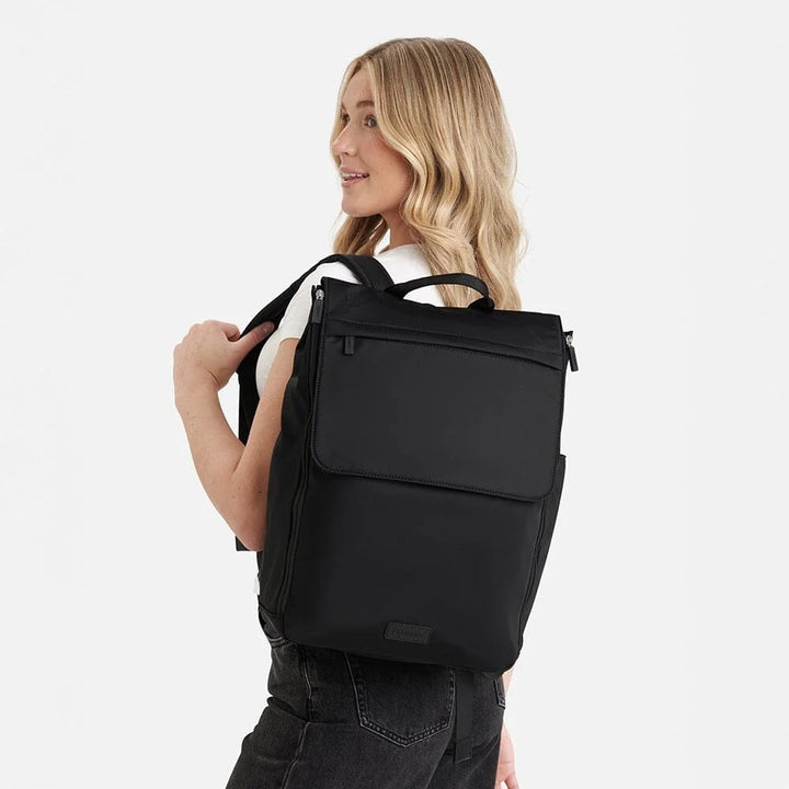 sac à dos maternité nylon noir Kendall Lambert Mlle et Coco