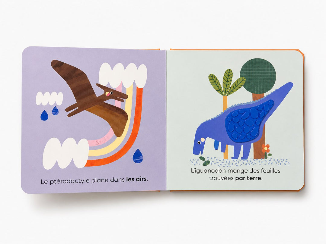 Livre - Touche et découvre: Les dinosaures - Kimane Livre Kimane 