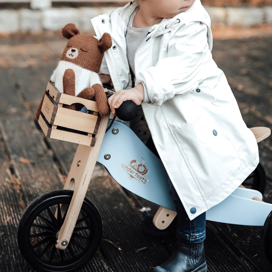 Caisse en bois pour vélo Kinderfeets Mlle et Coco 