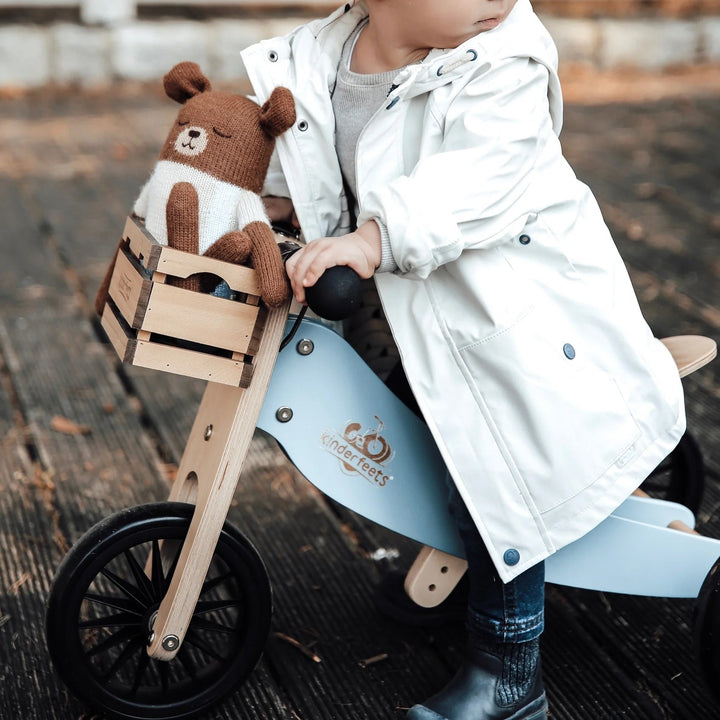 Caisse en bois pour vélo Kinderfeets Mlle et Coco 