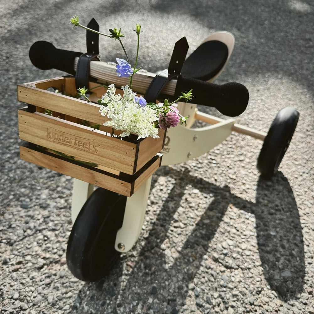 Caisse en bois pour vélo Kinderfeets Mlle et Coco 