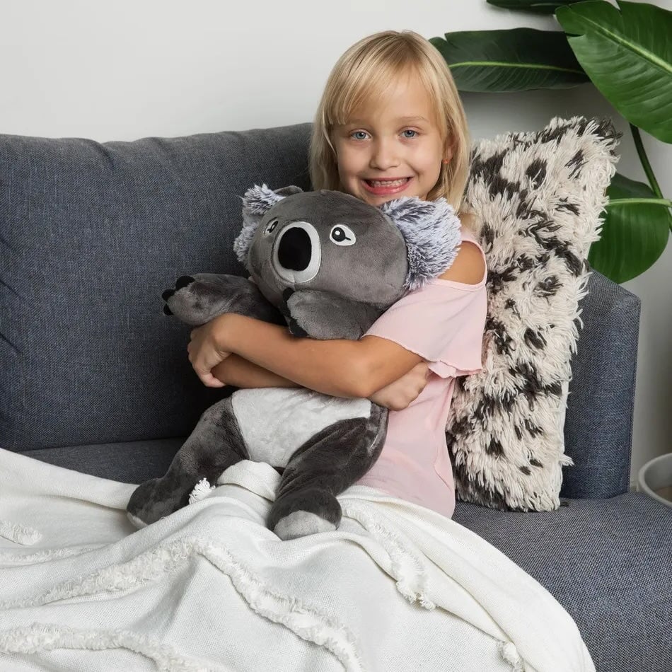 peluche lourd lestée Koala Hugimals Mlle et Coco