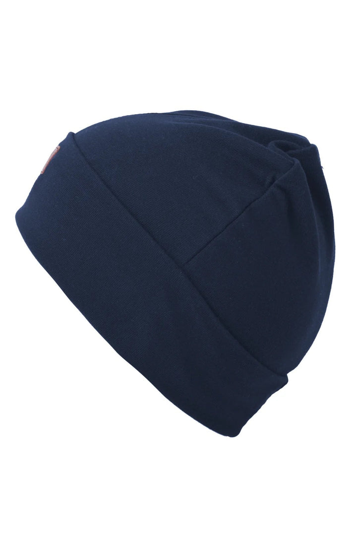 tuque mi-saison marine L&amp;P Boston Mlle et Coco