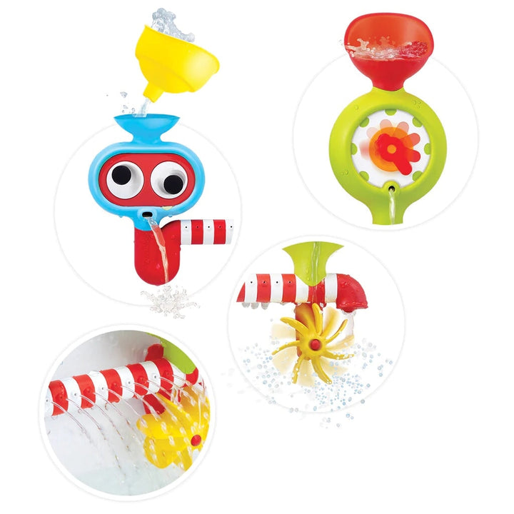 yookidoo water lab jeu de bain enfant spin sprinkle