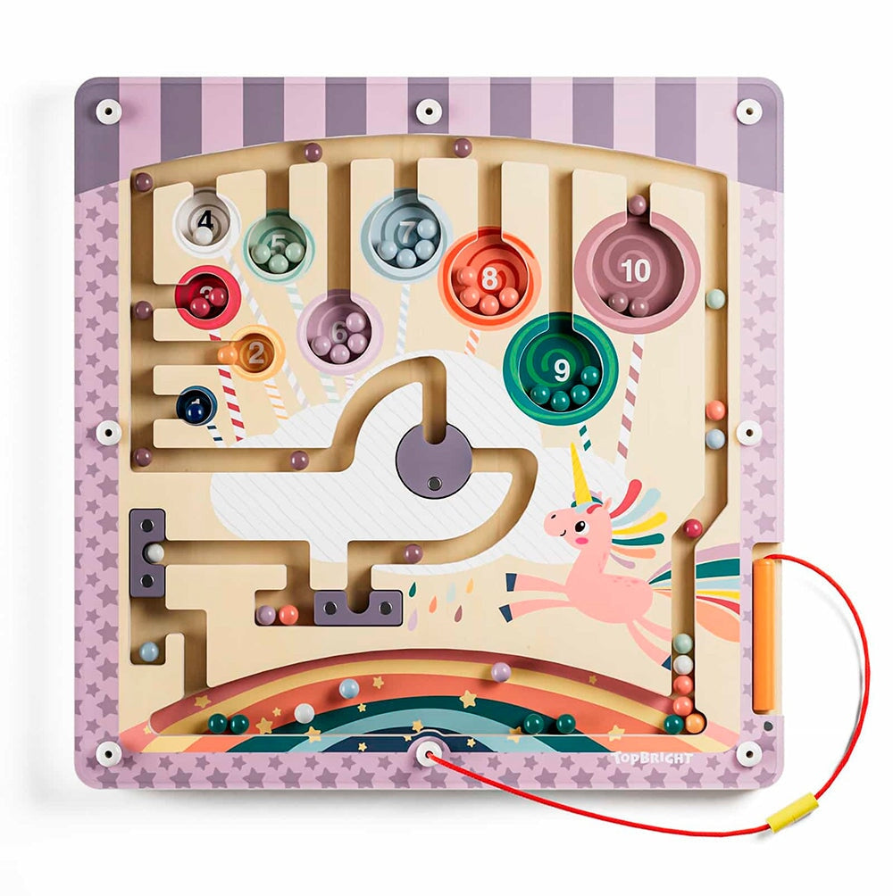 jeu bois Top Bright Licorne Labyrinthe Mlle et Coco