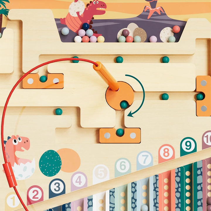 Labyrinthe des oeufs de dinosaures Top Bright Mlle et Coco