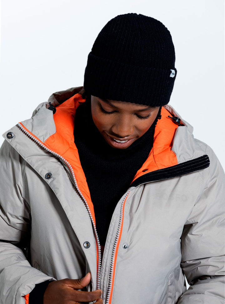 tuque noir laine mérinos Caribou Mlle et Coco accessoire hiver