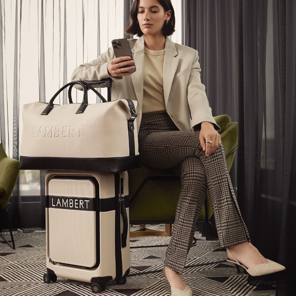 valise cabine blanc lambert compagnie quebecoise