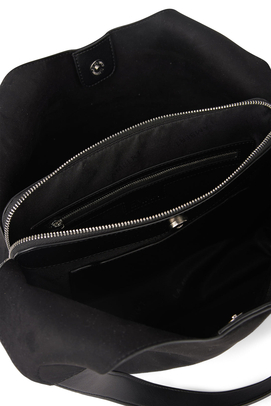 sac fourre-tout katy noir suède Lambert Mlle et Coco